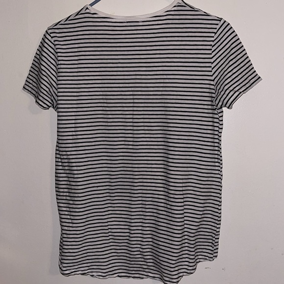 🌹ZARA STRIPED COTTON TEE SHIRT - Picture 3 of 3